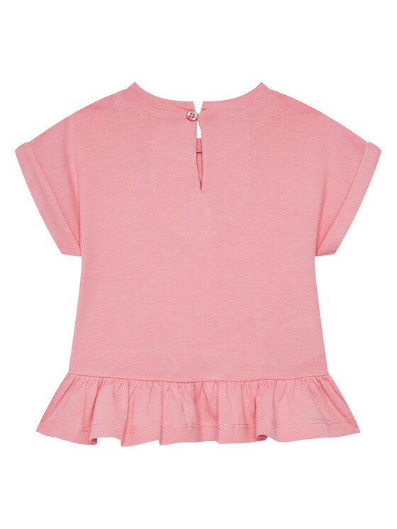 Mayoral Mayoral Completo 2 T-shirt e pantaloncini 1206 Rosa Regular Fit