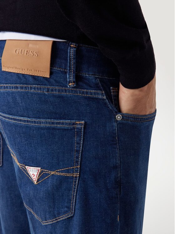 Guess Guess Jeansy 175281 Niebieski Slim Fit