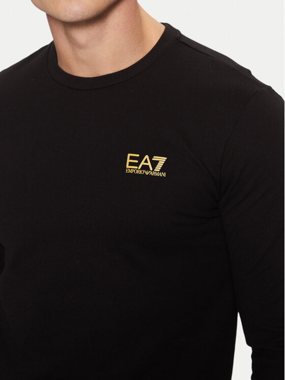 EA7 Emporio Armani EA7 Emporio Armani Majica dugih rukava 8NPM52 PJ05Z 208 Crna Regular Fit