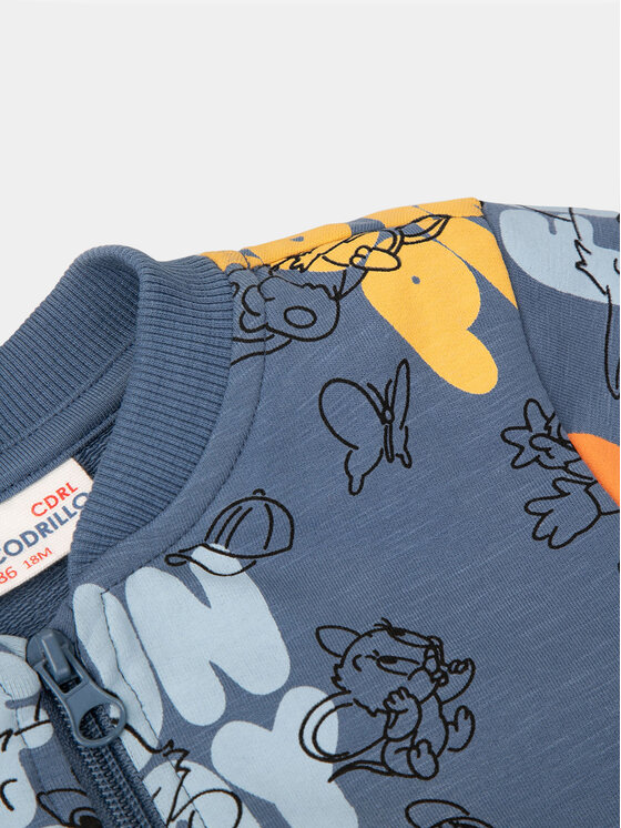 Coccodrillo Coccodrillo Μπλούζα WC4132201LBW Μπλε Regular Fit
