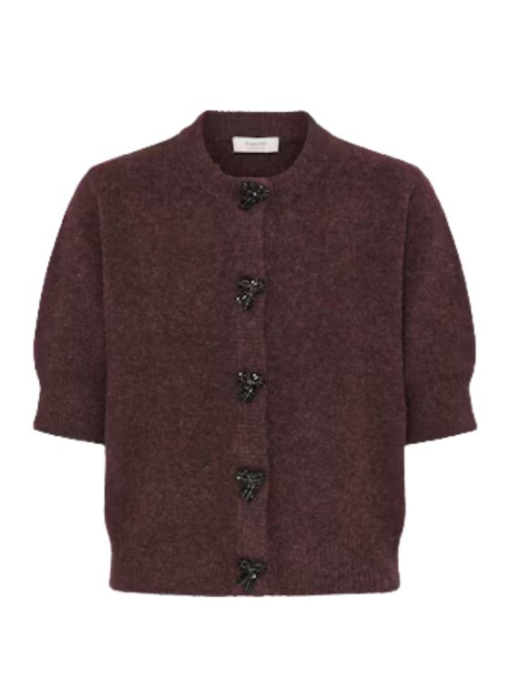 b.young b.young Cardigan Byomea decocardigan Bordeaux Regular Fit