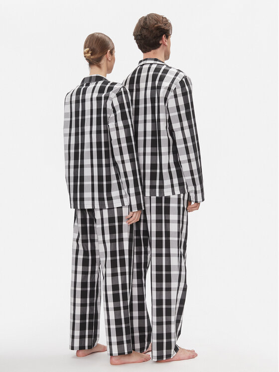 Tommy Jeans Tommy Jeans Pijama UU0UU00084 Negru Regular Fit