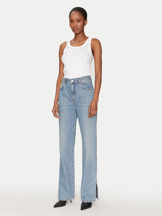 Marella Marella Traperice Wleg1 2513181074 Plava Wide Leg