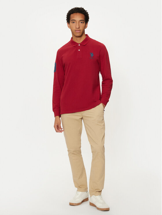 U.S. Polo Assn. U.S. Polo Assn. Chino nohavice MUP3346 Béžová Slim Fit