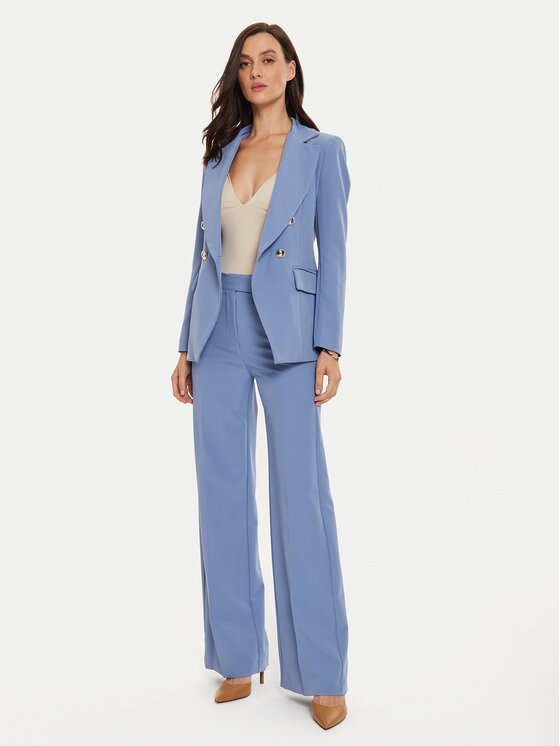 Maryley Maryley Marynarka 24IB139/43SH Niebieski Regular Fit