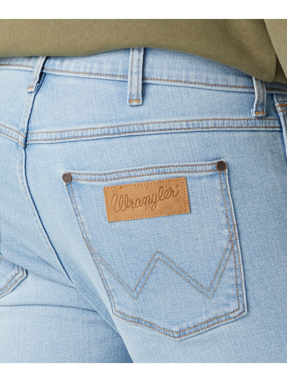 Wrangler Wrangler Jeansy W15QHN42H Niebieski jasny Straight Leg