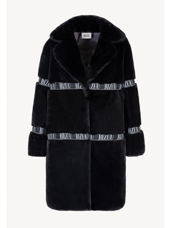 BIZUU BIZUU Kabát FLORENCE Černá Standard Fit