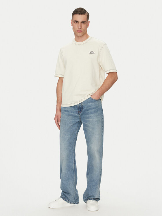 AMI Paris AMI Paris T-Shirt HTS029.JE0118 Béžová Regular Fit