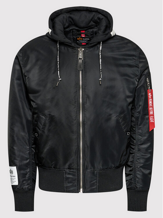 Alpha Industries Alpha Industries Kurtka bomber Ma_1 Zhp 118101 Czarny Regular Fit