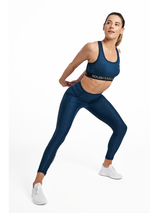 ROUGH RADICAL ROUGH RADICAL Legginsy SPEED X Granatowy Slim Fit