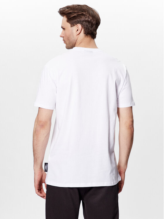 Plein Sport Plein Sport T-Shirt SACC MTK6029 SJY001N Biały Regular Fit