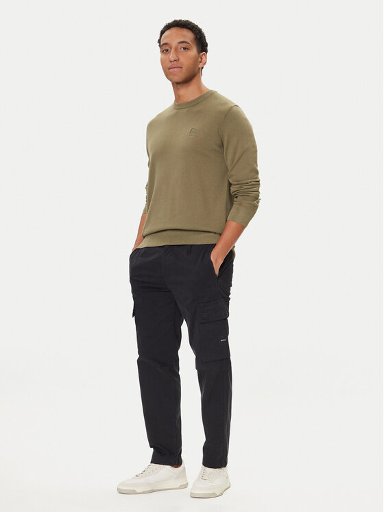 BOSS BOSS Džemper Kanovano_S 50527583 Zelena Regular Fit