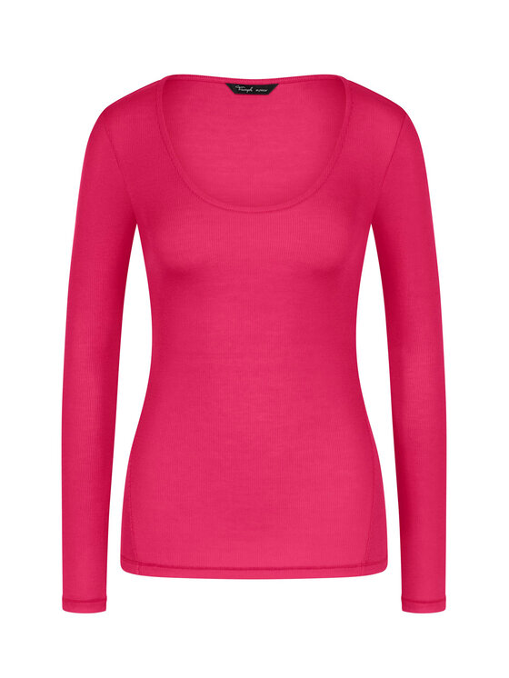 Triumph Triumph Maglietta del pigiama Bauty Layers 10225060 Rosa Slim Fit