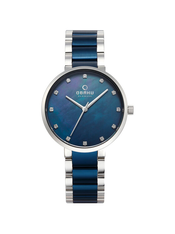 Obaku Obaku Zegarek V189LXCLSL1 Niebieski