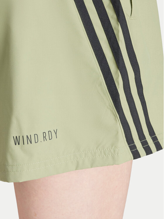 adidas adidas Športne kratke hlače Future Icons 3-Stripes IW7707 Zelena Loose Fit