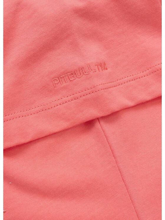 PITBULL PITBULL T-Shirt Koszulka damska WATERCOLOR XS Koralowy Regular Fit