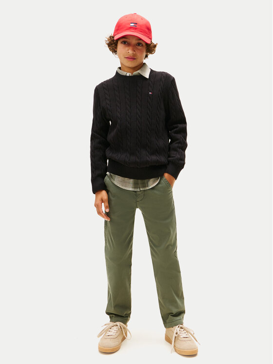 Tommy Hilfiger Tommy Hilfiger Светр KB0KB09753 Чорний Regular Fit