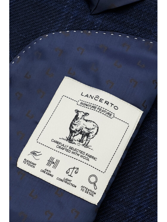 Lancerto Lancerto Marynarka Feltre MA073226000010 Granatowy Slim Fit