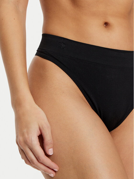 LAUREN RALPH LAUREN LAUREN RALPH LAUREN Kalhotky string 4L0010 Černá