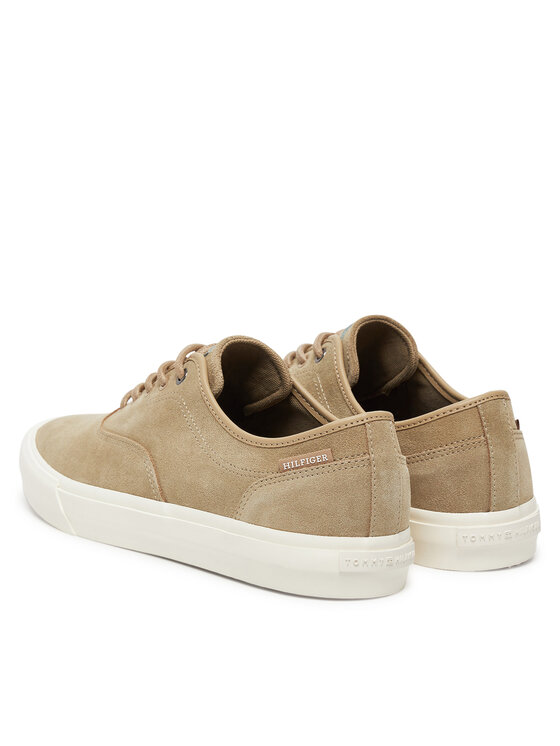 Tommy Hilfiger Tommy Hilfiger Кросівки Hi Vulc Low Oxford Suede FM0FM05401 Бежевий