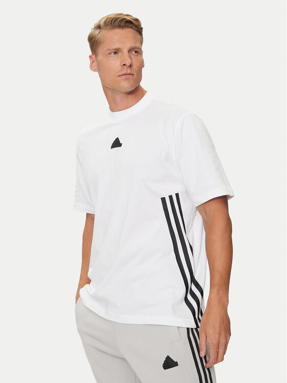 adidas T-shirt Future Icons 3-Stripes JJ4159 Blanc Regular Fit