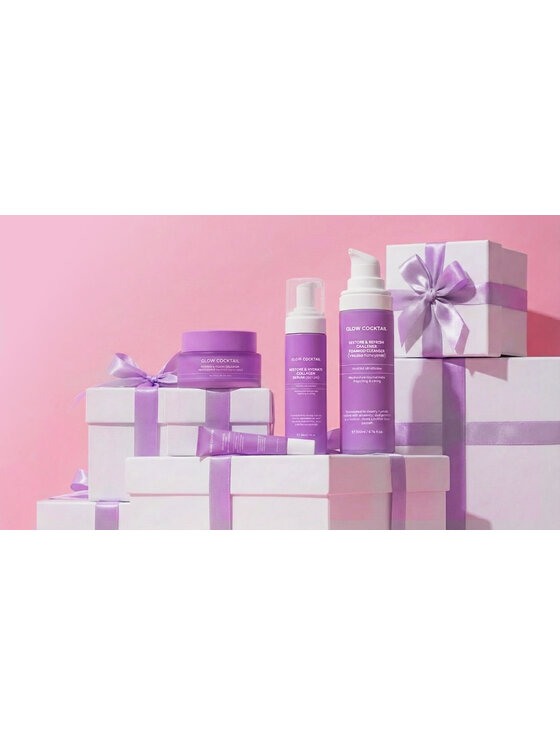 Glow Cocktail Glow Cocktail Zestaw Collagen Restore & Renew 4w1 Zestaw do pielęgnacji skóry