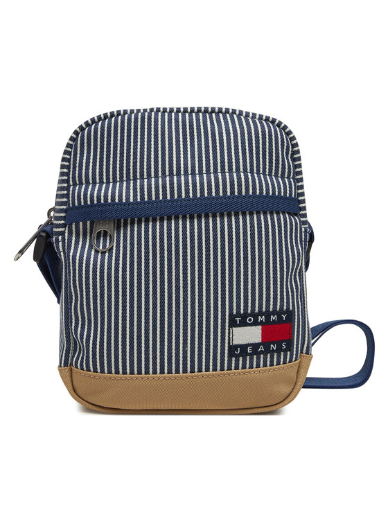Tommy Jeans Tommy Jeans Taška cez rameno Tjm Ess Daily Stripe Reporter AM0AM13327 Modrá