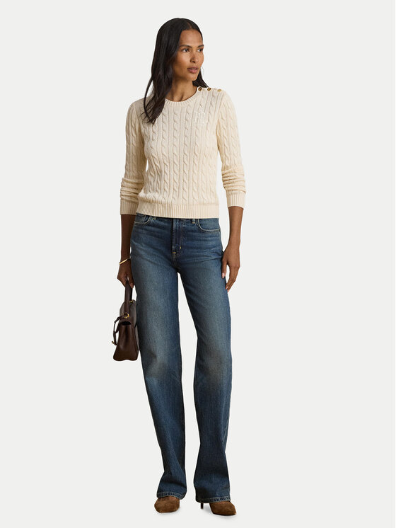 LAUREN RALPH LAUREN LAUREN RALPH LAUREN Pullover 200P14039003 Creme Regular Fit