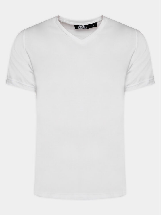 KARL LAGERFELD KARL LAGERFELD Set 2 majice 765001 500298 Bijela Slim Fit