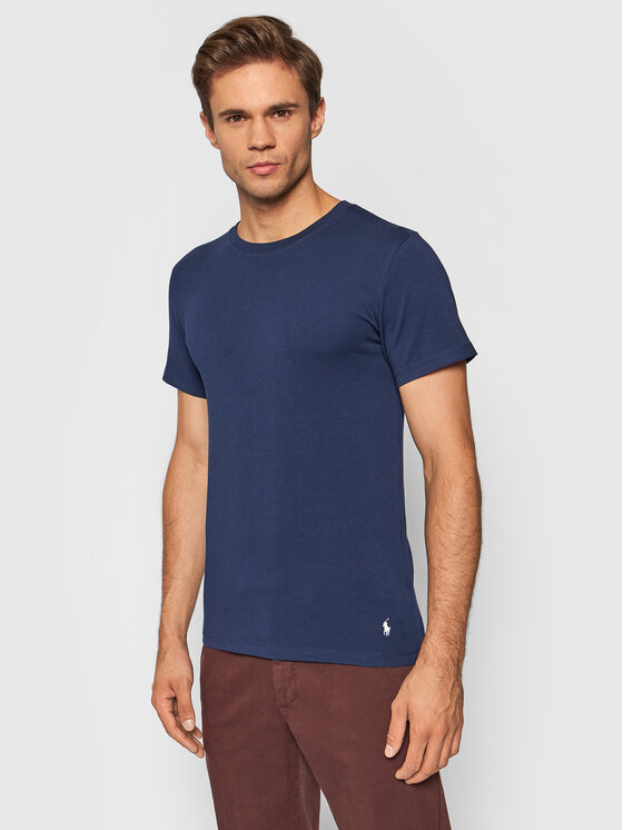 Polo Ralph Lauren Polo Ralph Lauren Set 2 majice Core Replen 714835960004 Tamnoplava Slim Fit