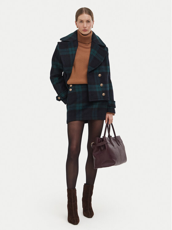 Liu Jo Liu Jo Мини пола WF6262 T719A Тъмнозелен Regular Fit