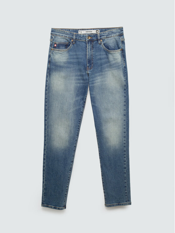 BIG STAR BIG STAR Jeansy HARPER Niebieski Tapered Fit