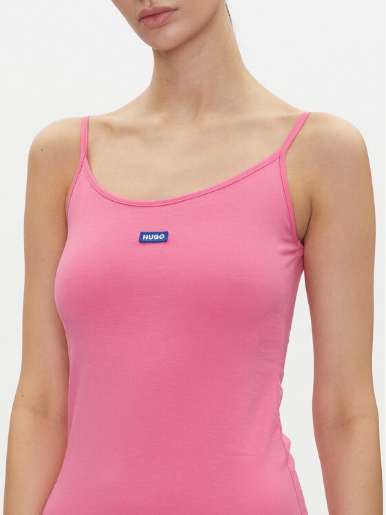 HUGO HUGO Sukienka codzienna Narya 50538896 Różowy Slim Fit