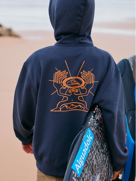 Quiksilver Quiksilver Majica dugih rukava Salt Water Graphic Zip EQBFT03962 Šarena Regular Fit