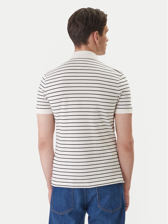 Tommy Hilfiger Tommy Hilfiger Polo 1985 MW0MW17771 Beżowy Slim Fit