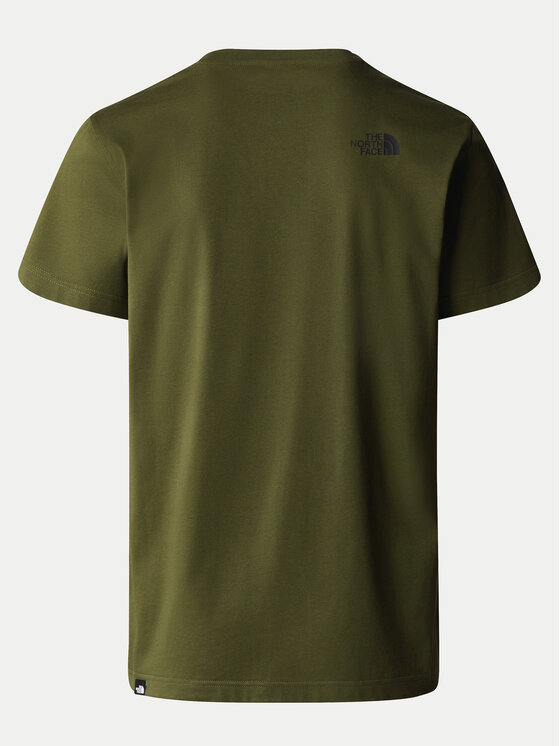 The North Face The North Face Majica Simple Dome NF0A87NG Zelena Regular Fit
