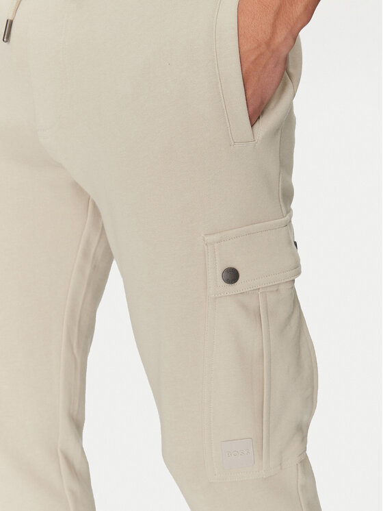 BOSS BOSS Jogginghose Seteam 50542917 Beige Regular Fit