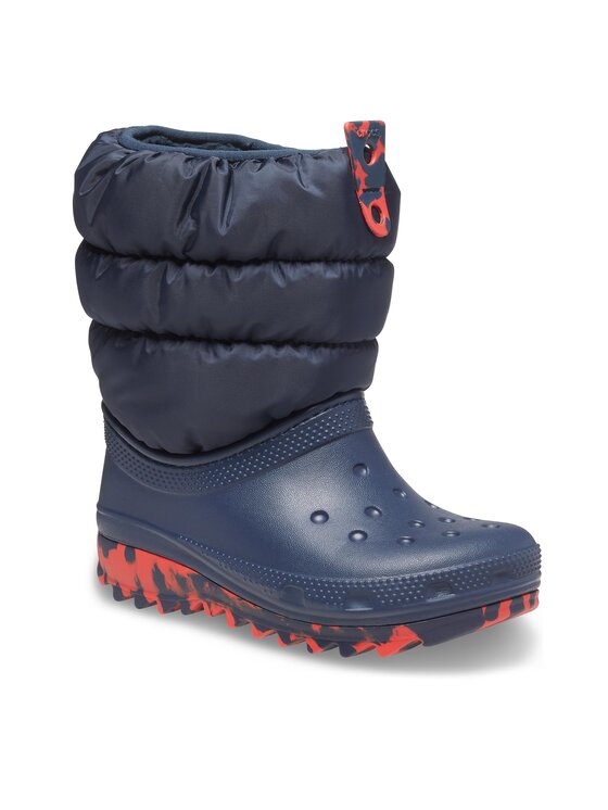 Crocs Crocs Śniegowce Crocs Classic Neo Puff Boot T 207683 Granatowy