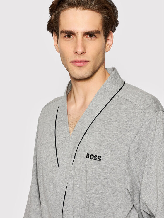 BOSS Boss Kopalni plašč Kimono 50469624 Siva