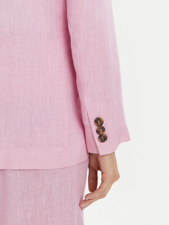 Marella Marella Giacca da abito Afro 2413041094 Rosa Regular Fit