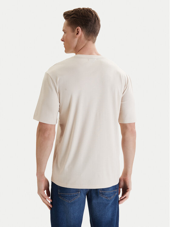 Beverly Hills Polo Club Beverly Hills Polo Club Marškinėliai W126-BHMTS-1020-39P Smėlio Regular Fit