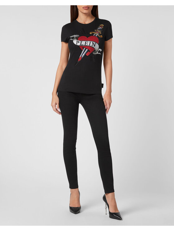 PHILIPP PLEIN PHILIPP PLEIN T-shirt 6071 Nero Regular Fit