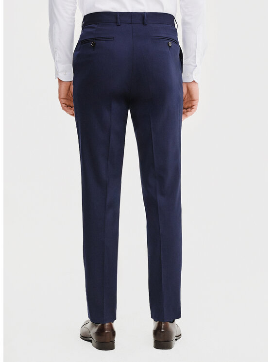 Pako Lorente Pako Lorente Spodnie garniturowe P25SP-6G-029 Granatowy Slim Fit
