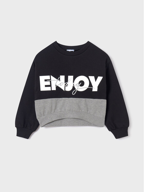 Mayoral Mayoral Felpa 7.406 Nero Regular Fit