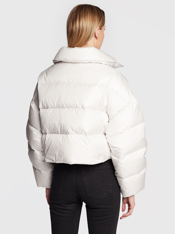 Marc O'Polo Marc O'Polo Пухено яке 209 0808 70007 Сив Oversize