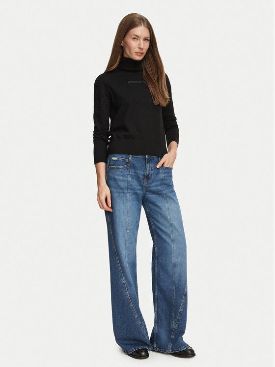Guess Guess Джинси W6BA26 D2332 Голубий Wide Leg