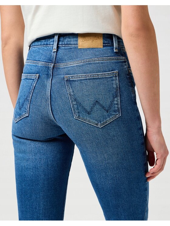 Wrangler Wrangler Jeansy Straight 658 Niebieski Straight Fit