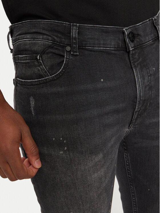 KARL LAGERFELD KARL LAGERFELD Traperice 265801 544832 Crna Slim Fit