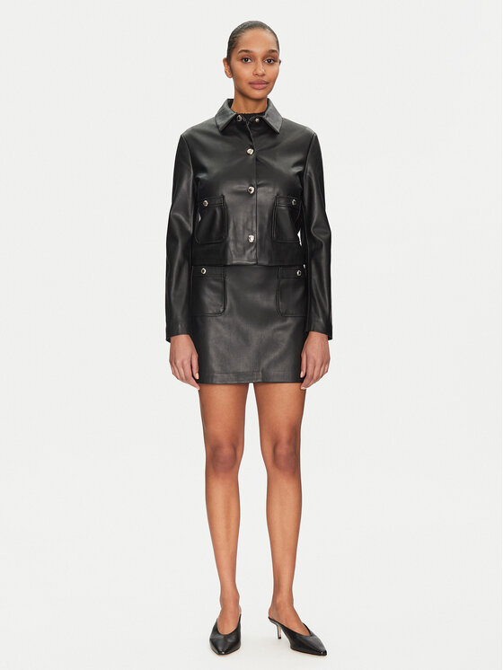 Morgan Morgan Gonna in similpelle 251-JMAY Nero Regular Fit