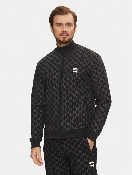 KARL LAGERFELD KARL LAGERFELD Mikina 705077 551951 Černá Regular Fit